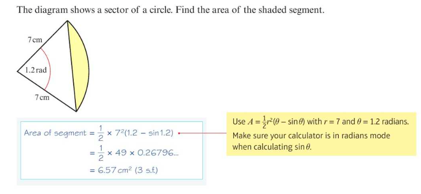Areas of sectors and segments Areas of Sectors and Segments | Digestible Notes