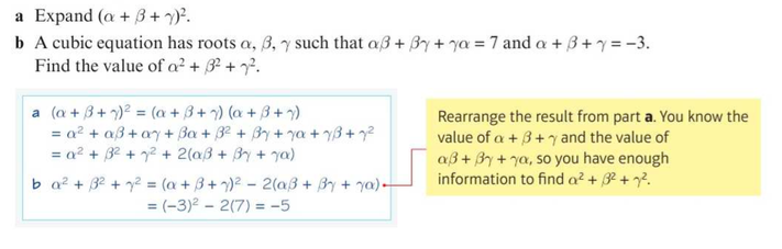 Expressions and roots of polynomials