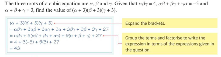 Expressions and roots of polynomials