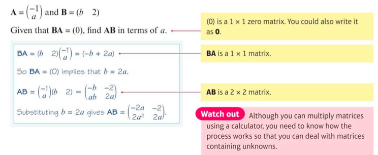multiplication of matrices