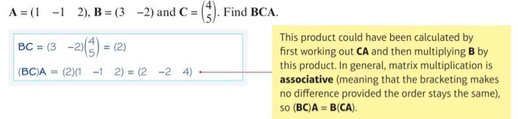 multiplication of matrices