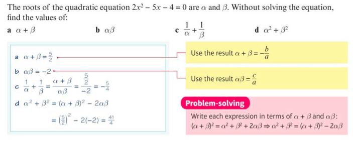 Polynominal quadratics and complex numbers
