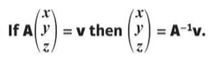 Systems of equations using matrices