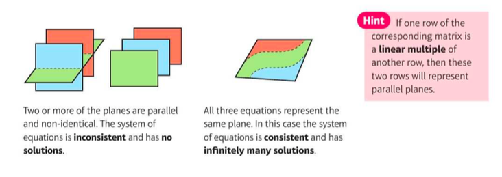 Systems of equations using matrices