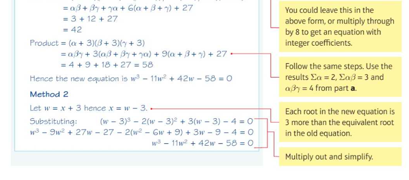 Linear transformation and roots of polynomials