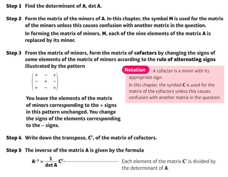 inverting a 3 x 3 matrix