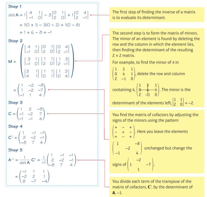 inverting a 3 x 3 matrix