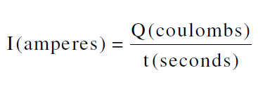 Formula for electric current