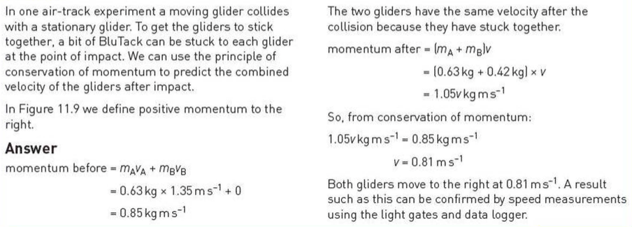 Conservation of linear momentum